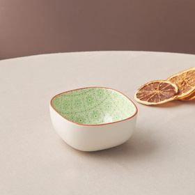 Karaca Floral 10 cm Yeşil Square Çerezlik