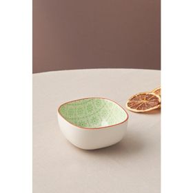Karaca Floral 10 cm Yeşil Square Çerezlik