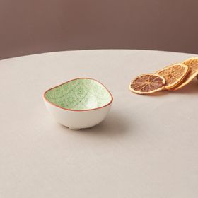 Karaca Floral 10 cm Yeşil Triangle Çerezlik