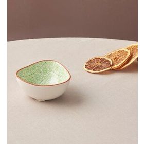 Karaca Floral 10 cm Yeşil Triangle Çerezlik