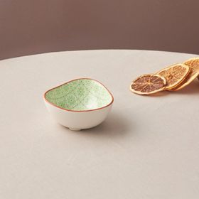 Karaca Floral 10 cm Yeşil Triangle Çerezlik
