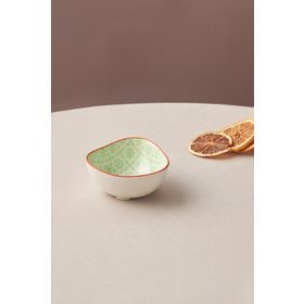 Karaca Floral 10 cm Yeşil Triangle Çerezlik