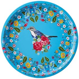 Karaca Flores 35 Mavi Tepsi