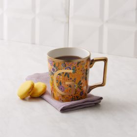 Karaca Flower Sarı G Harfli Kupa