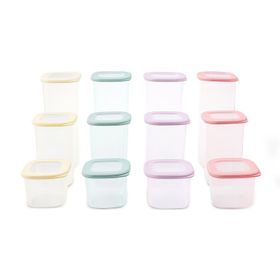 Karaca Forbs 12 Parça 550 ml Krem Saklama Kabı