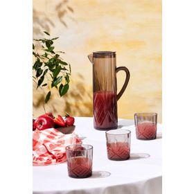 Karaca Foret Akrilik Kırılmaz 5 Parça 1.5 lt Antrasit Sürahi Seti