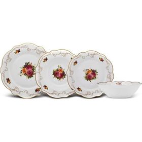 Karaca Forever Bone Antique 24 Parça 6 Kişilik Yemek Takımı