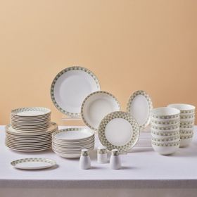 Karaca Forever Bone Emerald 53 Parça 12 Kişilik Yemek Takımı