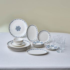 Karaca Forever Bone Iznik 26 Parça 6 Kişilik Kahvaltı Takımı