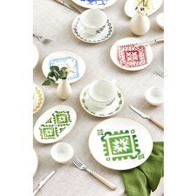 Karaca Forever Bone Kilim 26 Parça 6 Kişilik Kahvaltı Takımı