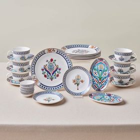 Karaca Forever Bone Palermo 26 Parça 6 Kişilik Kahvaltı Seti