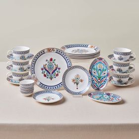 Karaca Forever Bone Palermo 26 Parça 6 Kişilik Kahvaltı Seti