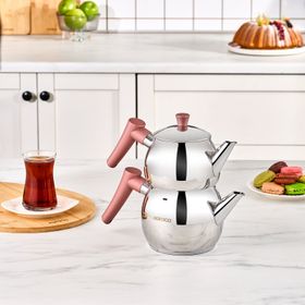 Karaca Frezya İndüksiyon Tabanlı Rose Midi Çaydanlık Takımı