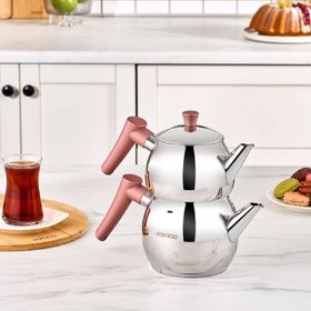 Karaca Frezya İndüksiyon Tabanlı Rose Midi Çaydanlık Takımı
