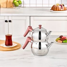 Karaca Frezya İndüksiyon Tabanlı Rose Midi Çaydanlık Takımı