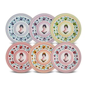 Karaca Frida Kahlo 6 Parça 19 cm Porselen Pasta Seti