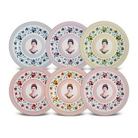 Karaca Frida Kahlo 6 Parça 19 cm Porselen Pasta Seti