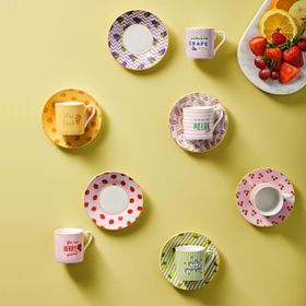 Karaca Fruitee Renkli 6 Kişilik Kahve Fincanı