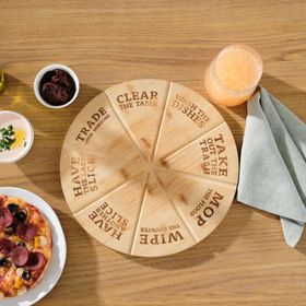 Karaca Funny Bamboo 30 cm Kahverengi Pizza Sunum Tahtası
