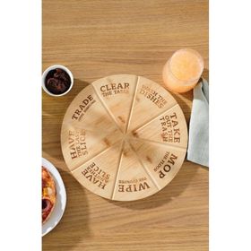 Karaca Funny Bamboo 30 cm Kahverengi Pizza Sunum Tahtası