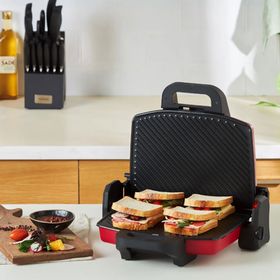 Karaca Future Essential Matte Kırmızı Tost Makinesi