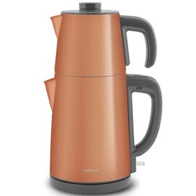 Karaca Gastro Dem 2 in 1 Galactic Bronze Çay Makinesi