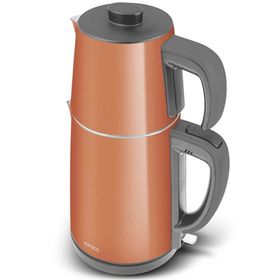 Karaca Gastro Dem 2 in 1 Galactic Bronze Çay Makinesi