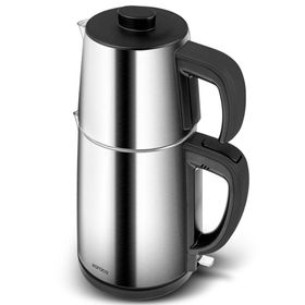 Karaca Gastro Dem 2 in 1 Inox Chrome Çay Makinesi