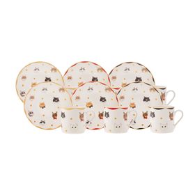 Karaca Gato 80 ml 6 Kişilik Kahve Fincan Takımı