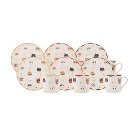Karaca Gato 80 ml 6 Kişilik Kahve Fincan Takımı
