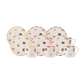 Karaca Gato 80 ml 6 Kişilik Kahve Fincan Takımı