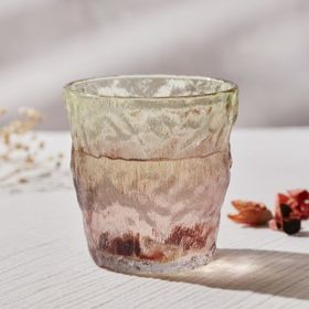 Karaca Glacier Kırmızı Yeşil 287 ml Su Bardağı