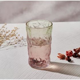 Karaca Glacier Yeşil 383 ml Meşrubat Bardağı Kırmızı