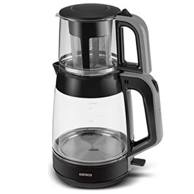 Karaca Glass Tea XL 2in1 Cam Space Gray Çay Makinesi