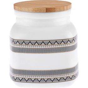 Karaca Globe 1000 ml Beyaz Opal Cam Saklama Kabı
