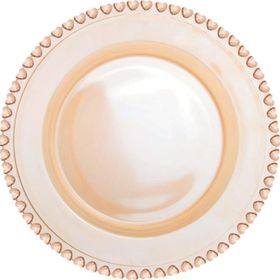 Karaca Glory Cam Amber 19 cm Tekli Servis Tabağı