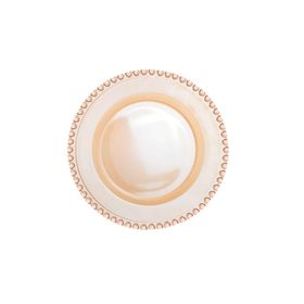 Karaca Glory Cam Amber 27 cm Tekli Servis Tabağı