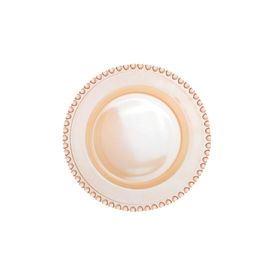 Karaca Glory Cam Amber 27 cm Tekli Servis Tabağı