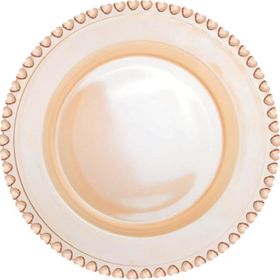 Karaca Glory Cam Amber 27 cm Tekli Servis Tabağı