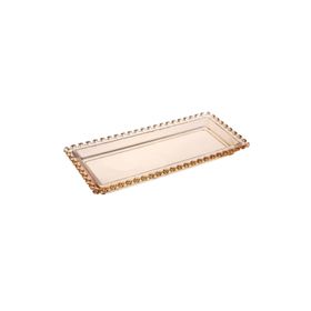 Karaca Glory Cam Amber 30 cm Kayık Tabak