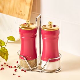 Karaca Gold Berry 2 Adet 100 ml Standlı Tuzluk ve Biberlik
