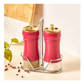 Karaca Gold Berry 2 Adet 100 ml Standlı Tuzluk ve Biberlik
