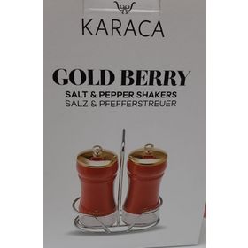 Karaca Gold Berry 2 Adet 100 ml Standlı Tuzluk ve Biberlik