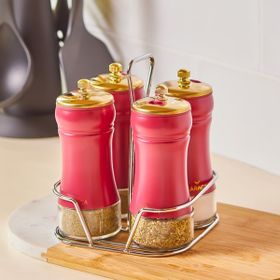 Karaca Gold Berry 5 Parça Baharat Takımı