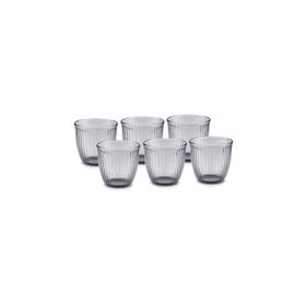 Karaca Gordes 290 ml Antrasit 6'lı Su Bardağı