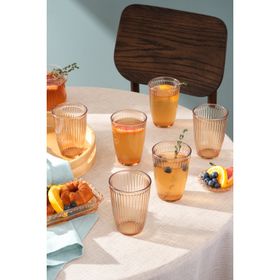 Karaca Gordes 370 ml 6'lı Amber Meşrubat Bardağı