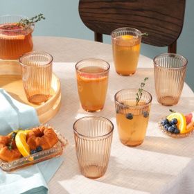 Karaca Gordes 370 ml 6'lı Amber Meşrubat Bardağı