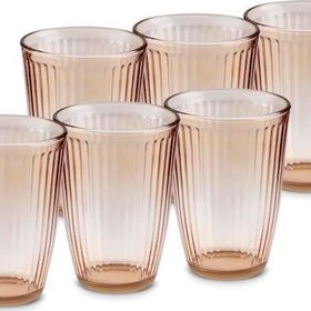 Karaca Gordes 370 ml 6'lı Amber Meşrubat Bardağı