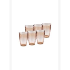 Karaca Gordes 370 ml 6'lı Cam Meşrubat Bardağı