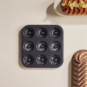Karaca Goya 9'lu Gri Multi Muffin Kek Kalıbı